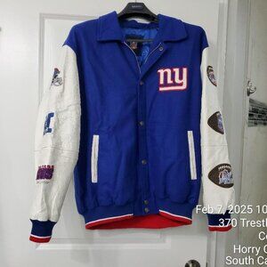 Men's NY Giants 3x Super Bowl Varsity Jacket Extra Large